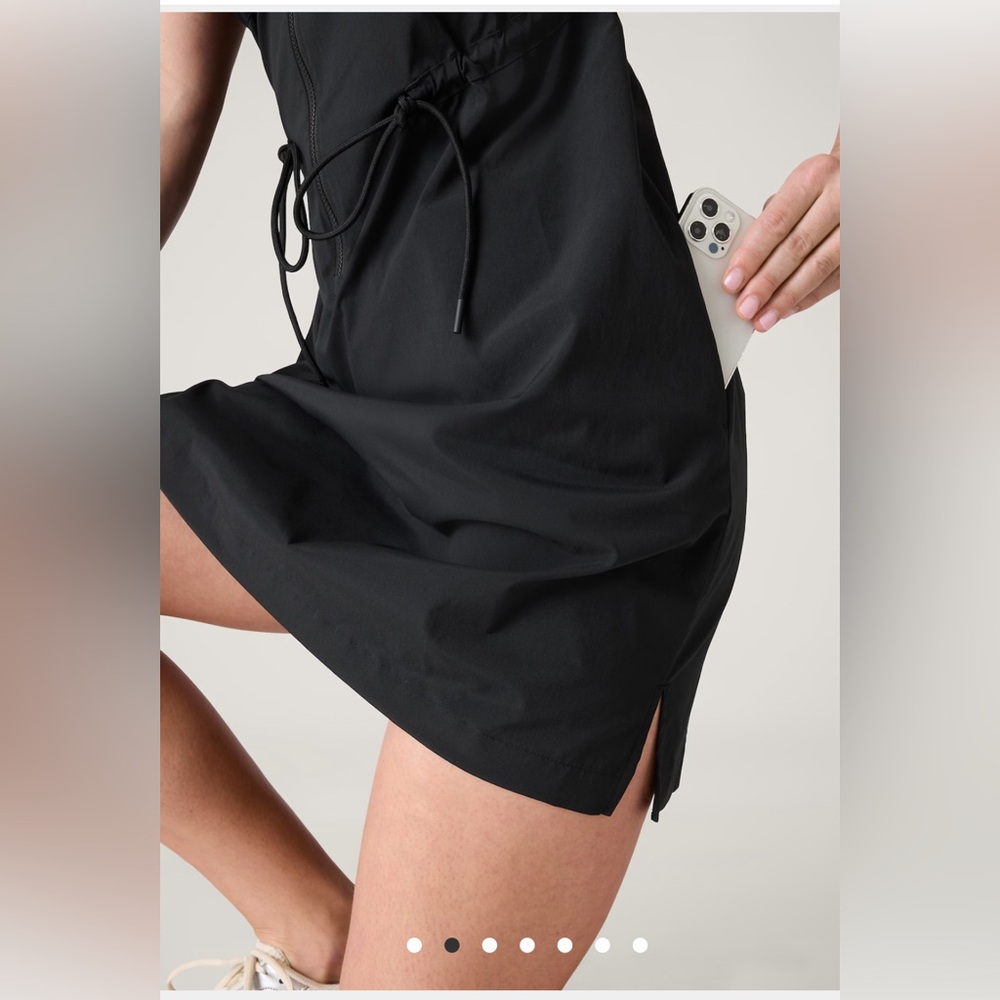 Athleta Black Casual Dress - Picture 3 of 8